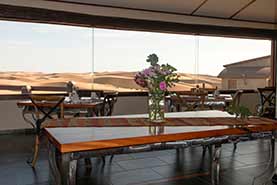 View from main Dining area onto Dunes