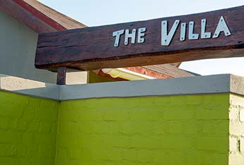 The Villa Sign