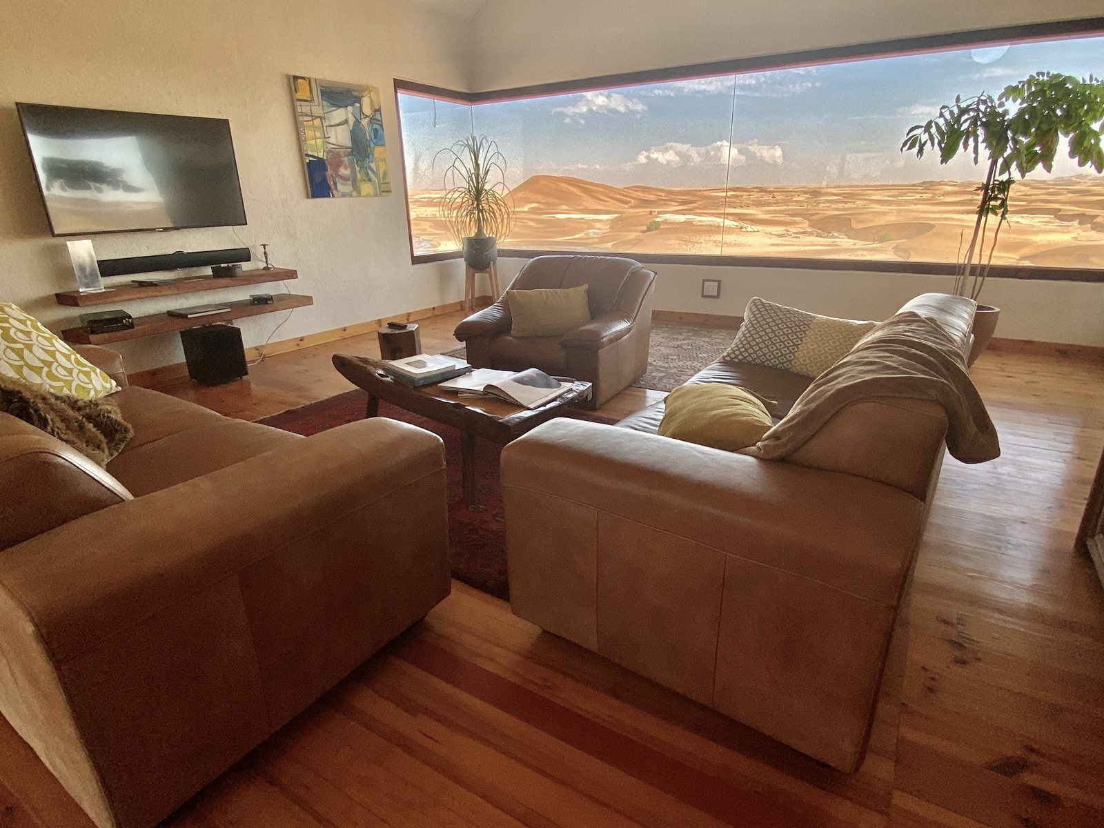 Desert Breeze lounge with wide desert window